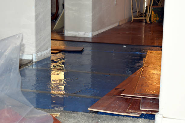 Professional Sewage Cleanup technician working in Bennington, NH